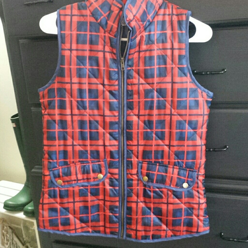 Plaid vest